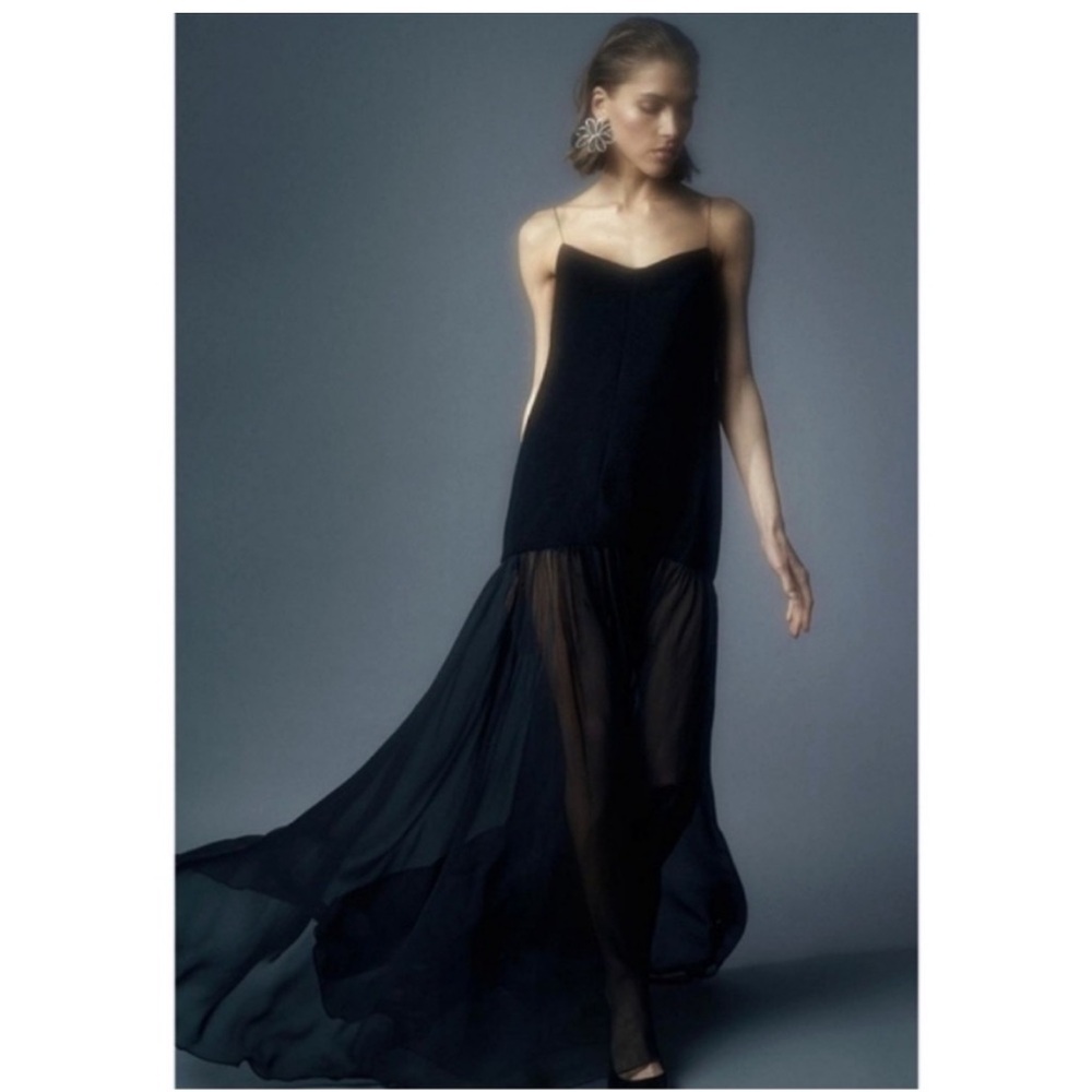 ZARA Mulberry silk dress